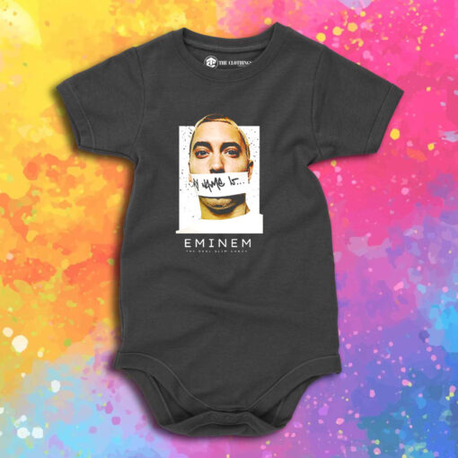 Mugshot My Name Is Eminem Baby Onesie 1.jpeg