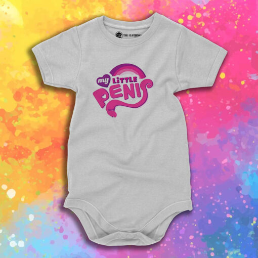 My Little Penis Logo Meme Baby Onesie 1.jpeg