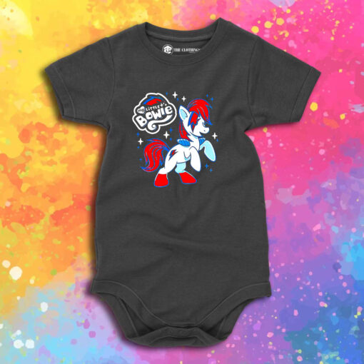 My little Bowie David Bowie And My Little Pony Funny Baby Onesie 1.jpeg