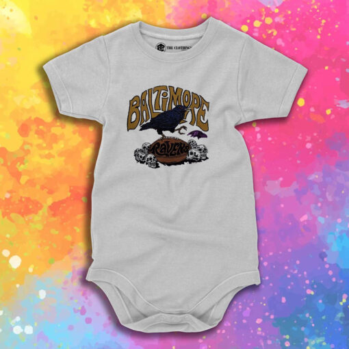 NFL x Grateful Dead x Baltimore Ravens Baby Onesie 1.jpeg