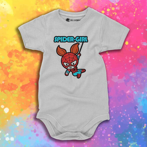 New Spider Woman Cute Superhero Baby Onesie 1.jpeg