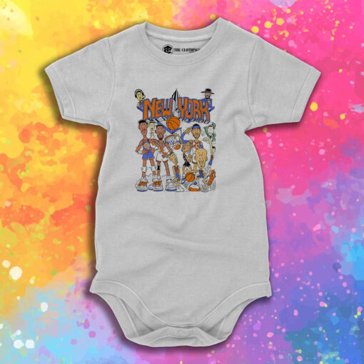 New York Knicks All Stars Vintage Baby Onesie 1.jpeg