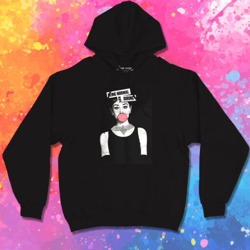 Audrey Hepburn Being Normal Is Boring Hoodie 1.jpeg