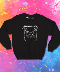 Cat Meowtallica Kitten Sweatshirt 1.jpeg