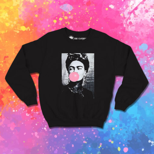 Frida Kahlo Bubble Gum Sweatshirt 1.jpeg