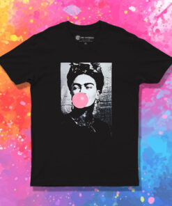 Frida Kahlo Bubble Gum T Shirt 1.jpeg