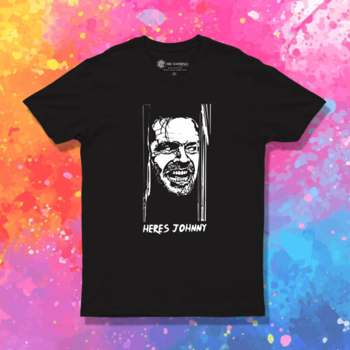 Heres Johnny The Shining Horror Movie T Shirt 1.jpeg