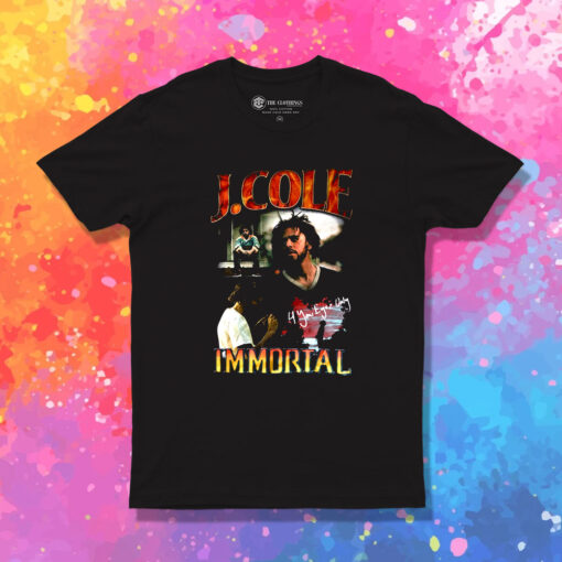 J Cole Immortal 4 Your Eyez T Shirt 1.jpeg