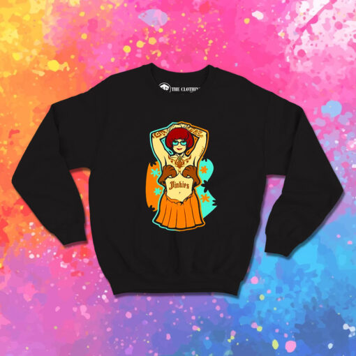 Jinkies And Scooby Doo Velma Tatoo Sweatshirt 1.jpeg