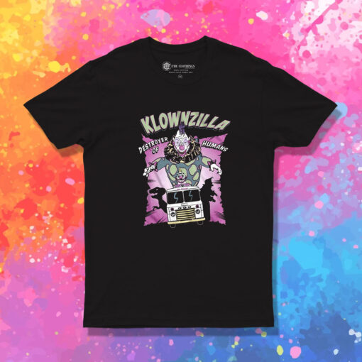 Killer Klowns From Outer Space Klownzilla T Shirt 1.jpeg