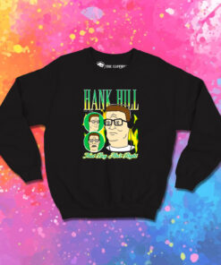 King Of The Hill Hank Green Fire Boyfriend Fit Girls Sweatshirt 1.jpeg