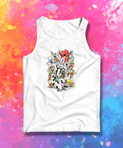 Looney Tunes Neon Group Shot Stack Tank Top 1.jpeg