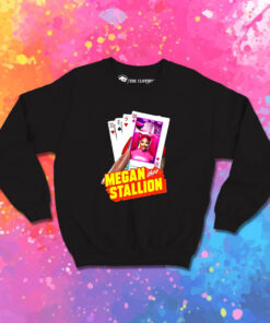 Megan thee Stallion Playing Card Sweatshirt 1.jpeg