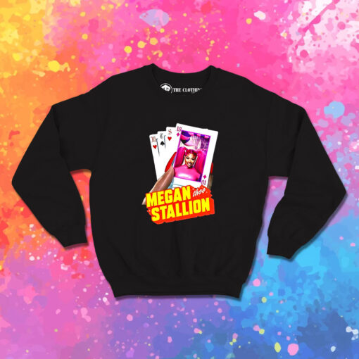 Megan thee Stallion Playing Card Sweatshirt 1.jpeg