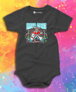 North Pole Finest Santa Claus Christmas Baby Onesie.jpeg