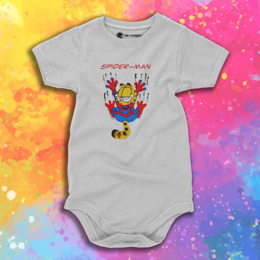 Parody Garfield Spider Cat Spider Man Baby Onesie.jpeg