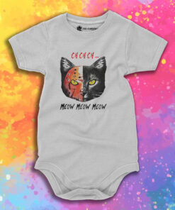 Parody Jason Voorhees Cat Meow Baby Onesie.jpeg