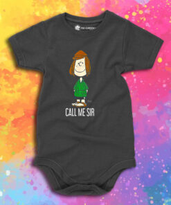 Peanuts Peppermint Patty Call Me Sir Baby Onesie.jpeg