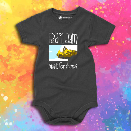 Pearl Jam Music For Rhinos Graphic Baby Onesie.jpeg