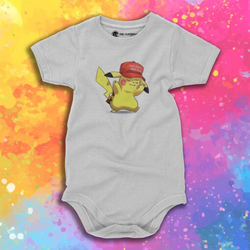 Pikachu Make America Great Again Baby Onesie.jpeg