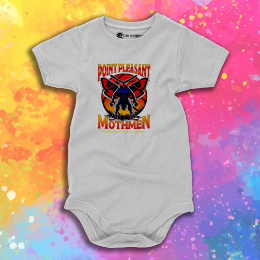 Point Pleasant Mothman The Mothman Cometh To Ball Baby Onesie.jpeg