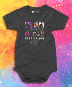 Post Malone PM Music Concert Tour Signature 2023 Baby Onesie.jpeg