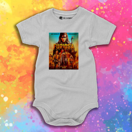 Poster For Furiosa A Mad Max Saga In Theaters 2024 Baby Onesie.jpeg