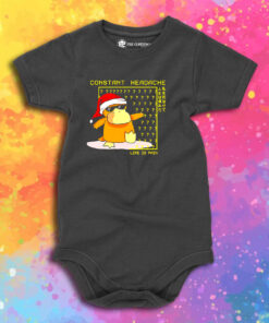 Psyduck Constant Headache Life Is Pain Christmas Baby Onesie.jpeg