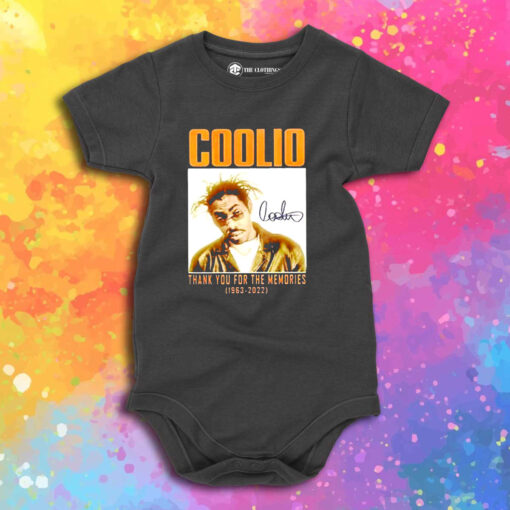 RIP Rapper Thank You For The Memories Coolio Baby Onesie.jpeg