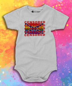 Rebel Pride Flag Censored Baby Onesie.jpeg