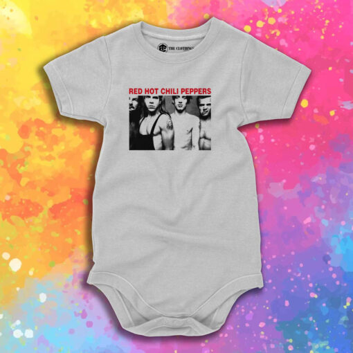 Red hot Chili Peppers Mothers Milk Era Band Baby Onesie.jpeg