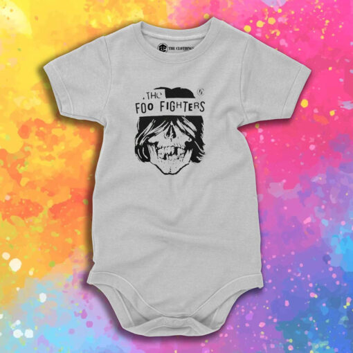 Retro Face The Foo Fighters Tour Logo Baby Onesie.jpeg