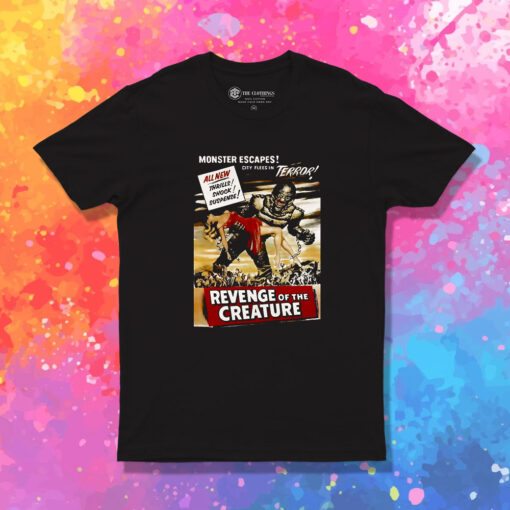 Revenge Of The Creature Monster Escapes T Shirt 1.jpeg