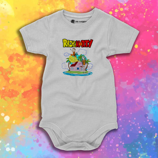 Rick and Morty Dragon Ball Z Baby Onesie.jpeg