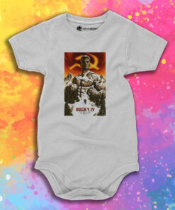 Rocky Part IV Movie Poster Ivan Drago Baby Onesie.jpeg