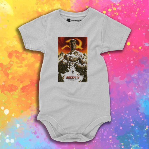 Rocky Part IV Movie Poster Ivan Drago Baby Onesie.jpeg