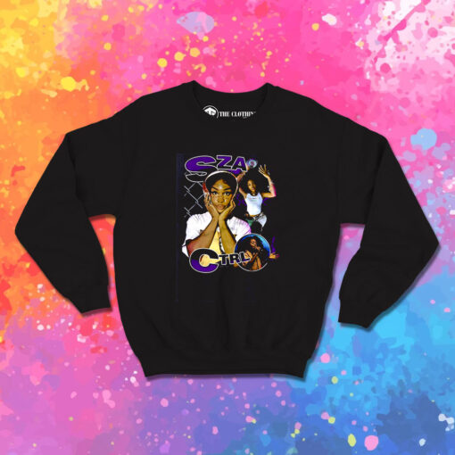 SZA CTRL Rapper Collage Sweatshirt 1.jpeg