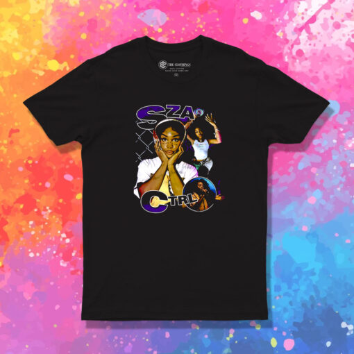 SZA CTRL Rapper Collage T Shirt 1.jpeg