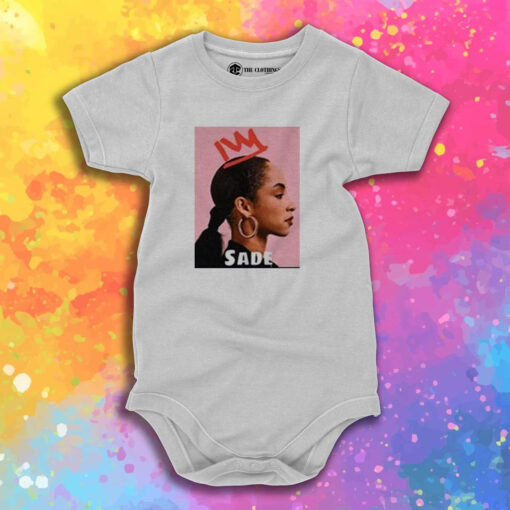 Sade Wearing Crown Art Baby Onesie.jpeg