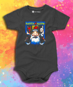 Santa Claus X Home Alone Santa Alone Baby Onesie.jpeg