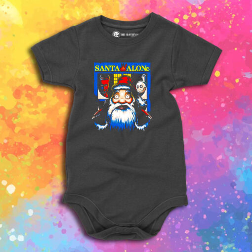 Santa Claus X Home Alone Santa Alone Baby Onesie.jpeg