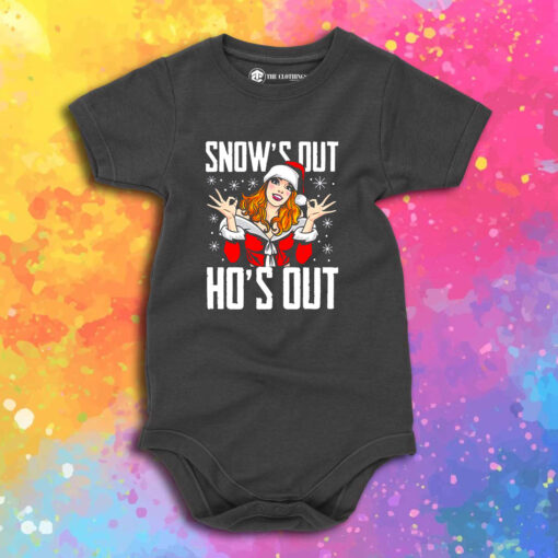 Santa Girl Snows Out Hos Out Christmas Baby Onesie.jpeg