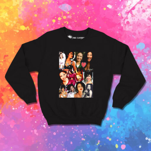 Selena Quintanilla Collage Sweatshirt 1.jpeg