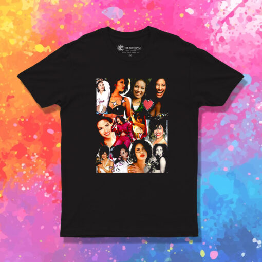 Selena Quintanilla Collage T Shirt 1.jpeg