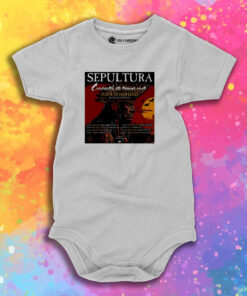 Sepultura Celebrating The Through Death Baby Onesie.jpeg