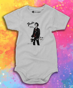 Sex Pistols Sid Vicious Fender Signature Bass Baby Onesie.jpeg