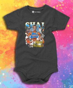 Shai Gilgeous Alexander Thunder Basketball Baby Onesie.jpeg