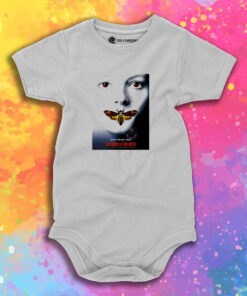 Silence Of The Lambs Classic Movie Poster Baby Onesie.jpeg