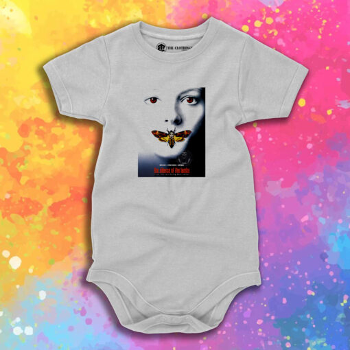 Silence Of The Lambs Classic Movie Poster Baby Onesie.jpeg