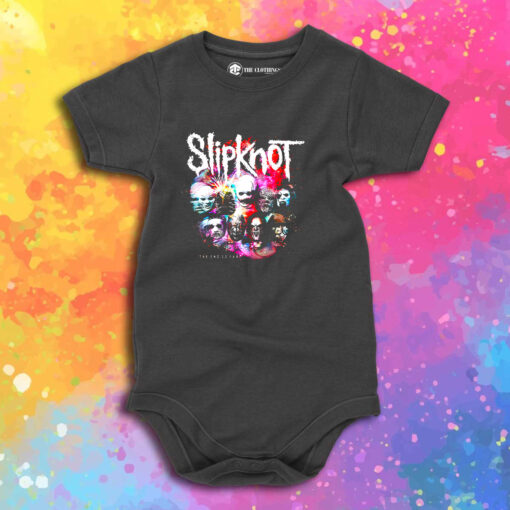 Slipknot The End So Far Masks Baby Onesie.jpeg